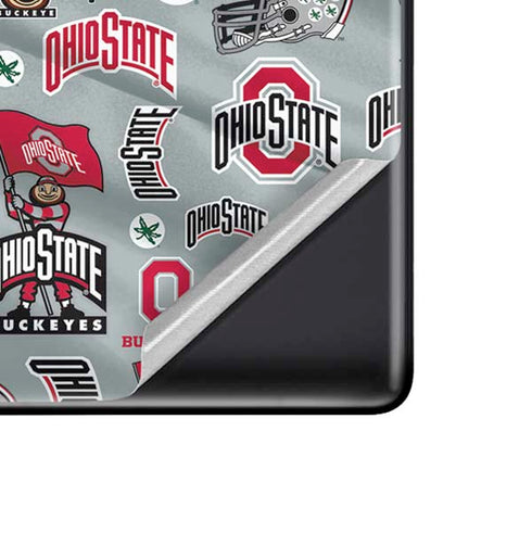 Ohio State University Pattern Google Pixel 6 Pro Skin